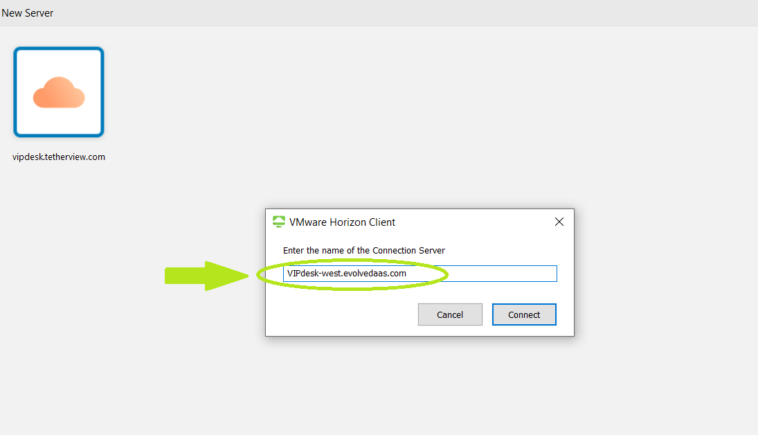 vmware horizon view client times out